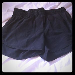 Athletic black shorts